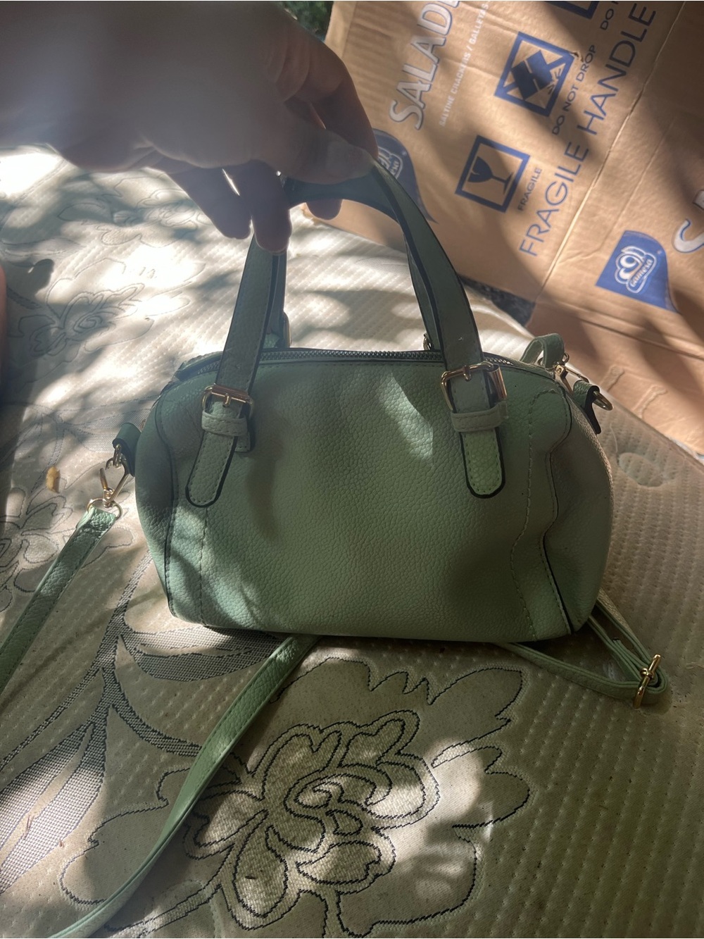 Mint Green Women’s Satchel Handbag